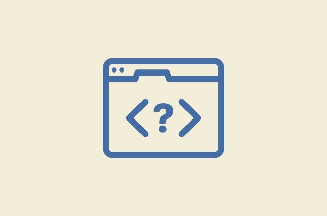 Question mark in html tags displayed by browser tab.