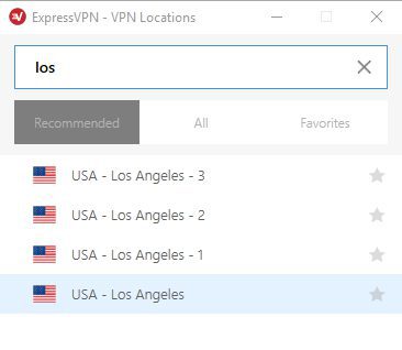 Searching for the best VPN server locations is easier than ever with ExpressVPN.