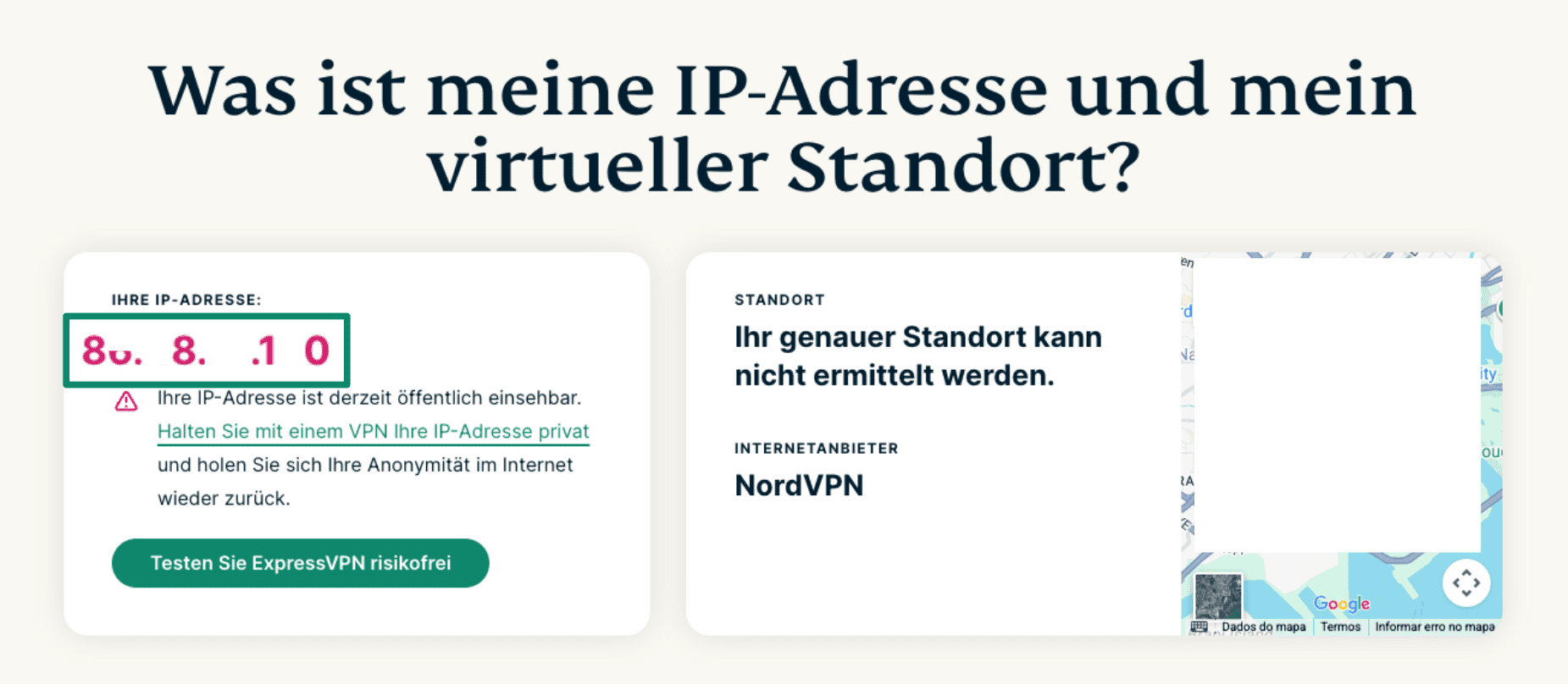 1.expressvpn Ip Checker De