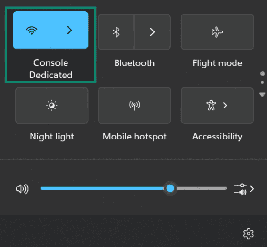 Cut off your internet using the quick menu.