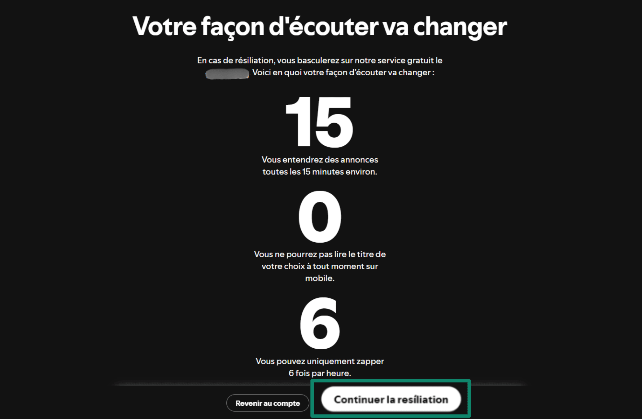 Click Continue To Cancel Fr