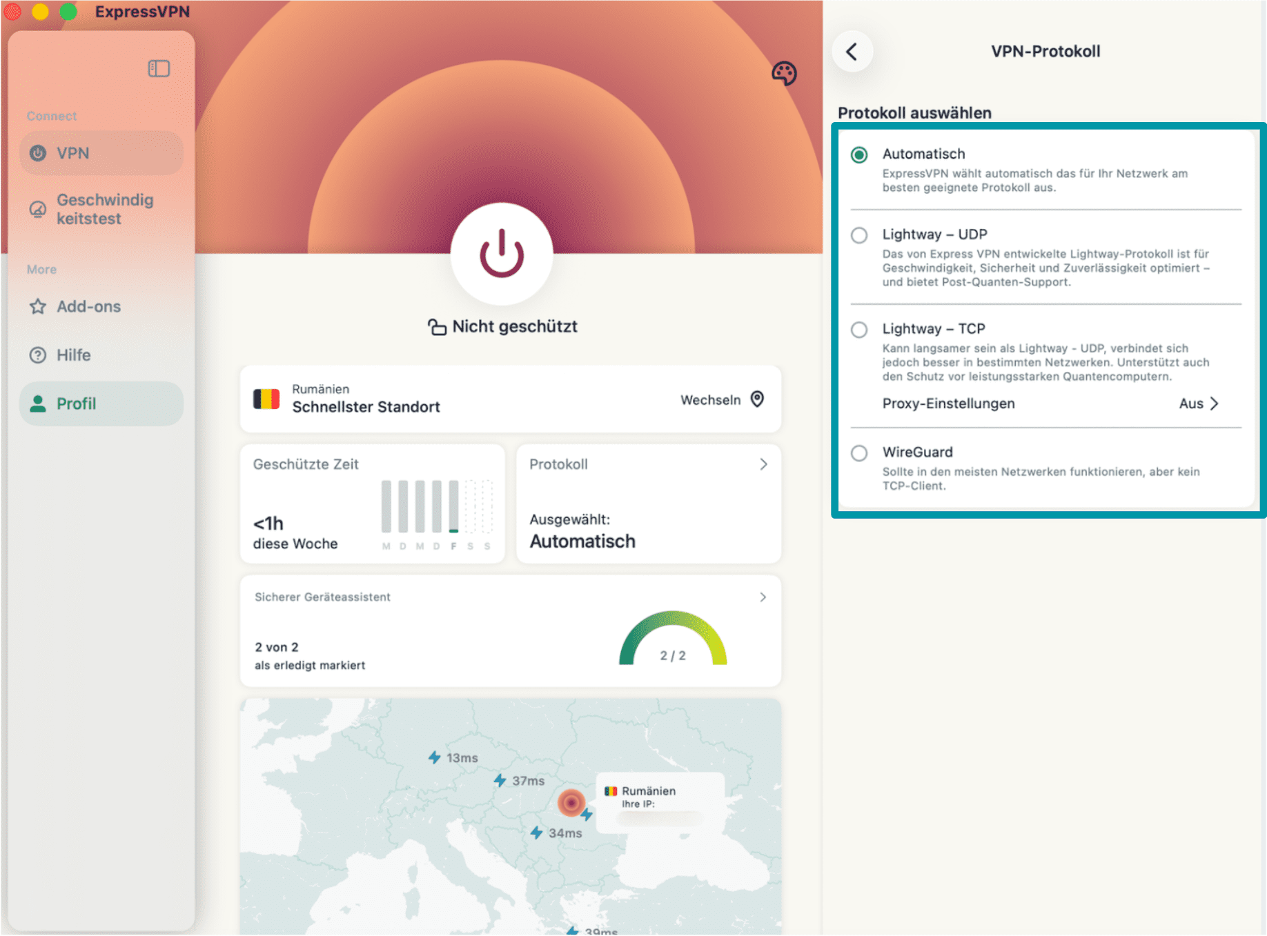 Select Your Preferred Vpn Protocol De