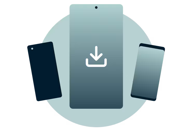 Stáhněte si aplikaci ExpressVPN pro Android. Android zařízení se značkou ke stažení.