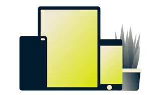 Des téléphones mobiles et une tablette connectés au VPN simultanément.